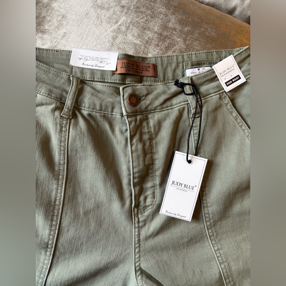 Judy Blue High Rise Women's Jeans in Olive Green